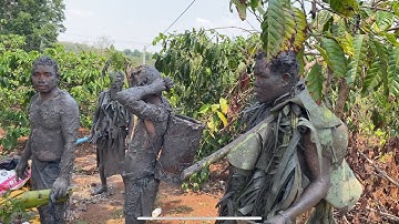 Lễ hội Bỏ Mả ( pơ thi) người Jrai làng Jruăng chi phí hàng trăm triệu