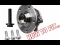 How to REMOVE a wheel bearing on a vw golf 1.9tdi mk5
