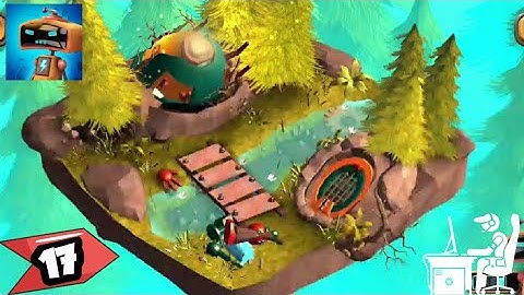 Tiny robots Recharged | level 17 | gameplay walkthrough