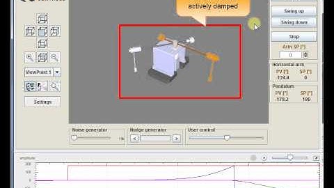 Furuta pendulum virtual lab