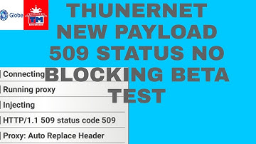 THUNDER NET NEW PAYLOAD 509 STATUS NO BLOCKING BETA TEST GTM NO LOAD NO PROMO