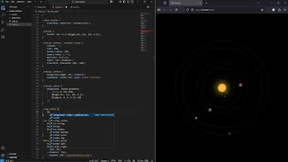 Clean Solar System in CSS and HTML | No Commentary