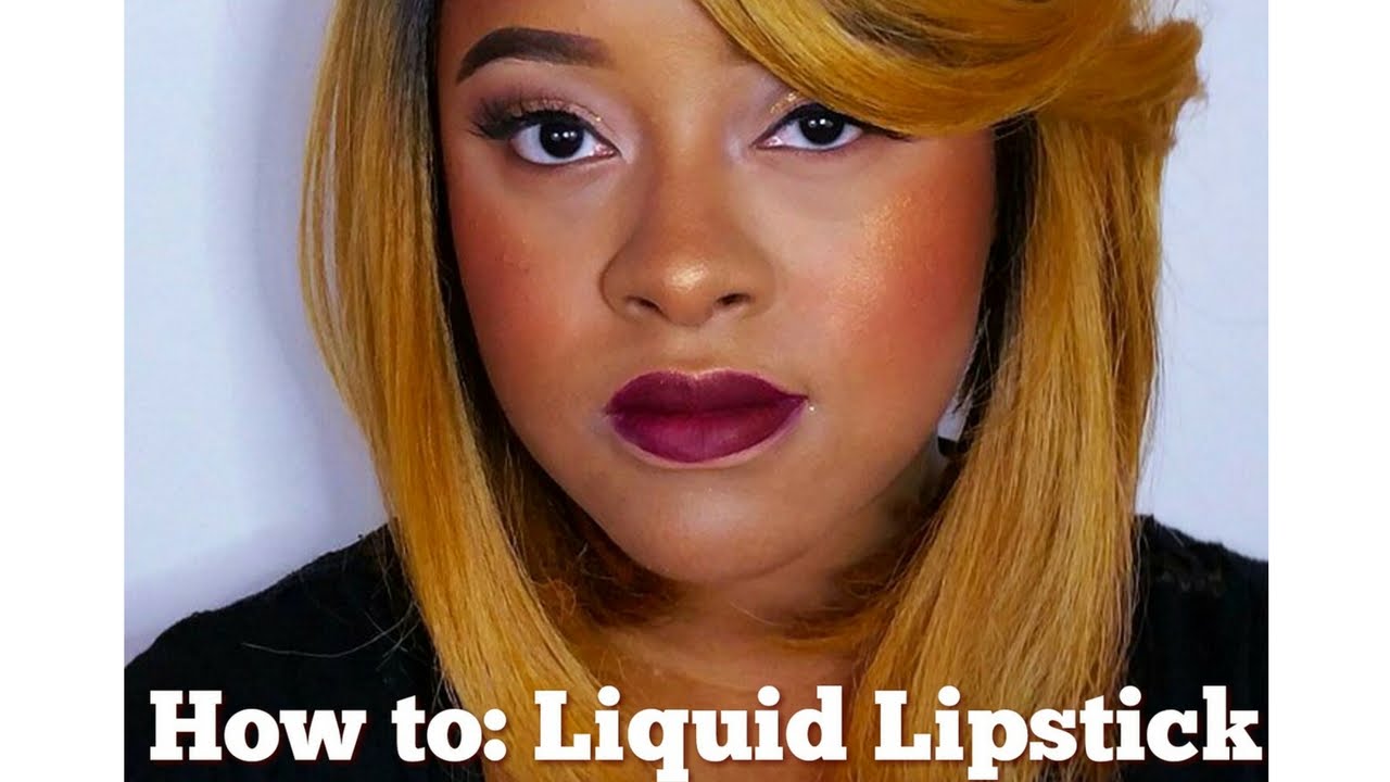 How to Apply Liquid Lipstick like a Pro | Ania Sade - YouTube