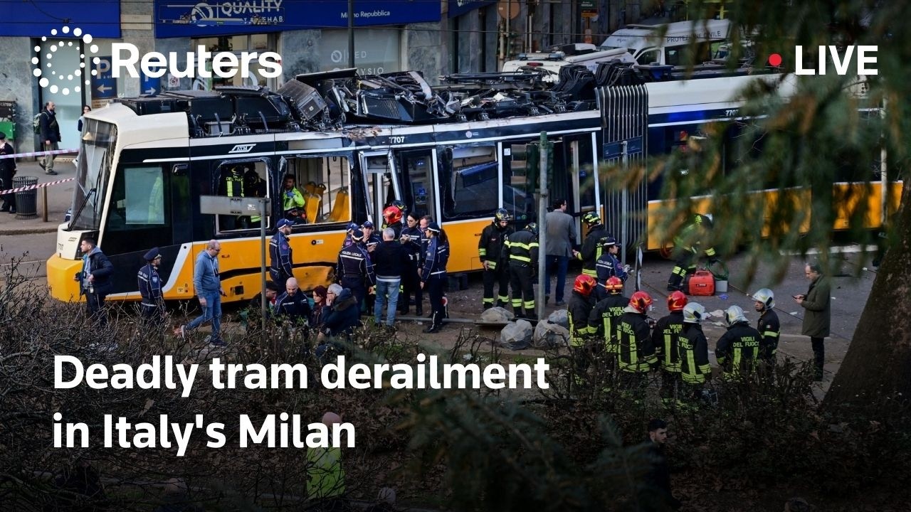 LIVE: Deadly tram derailment in Italy's Milan