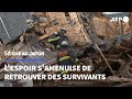 Japon lespoir de retrouver des survivants samenuise trois jours aprs le sisme  afp