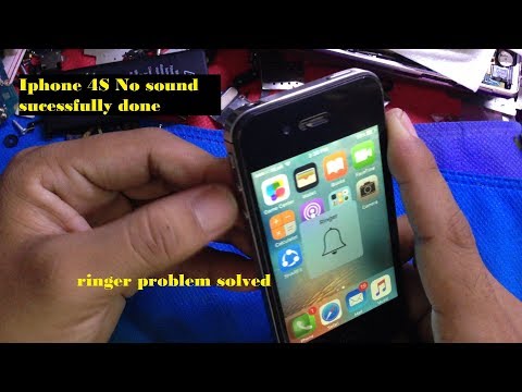 Iphone 4S  Ringer Sound not work problem solved