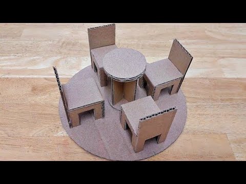 How to make woodworking tools out of cardboard 