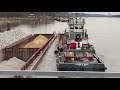 Squaring up a barge