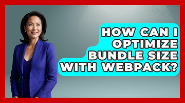 How Can I Optimize Bundle Size With Webpack? | JavaScript Toolkit News