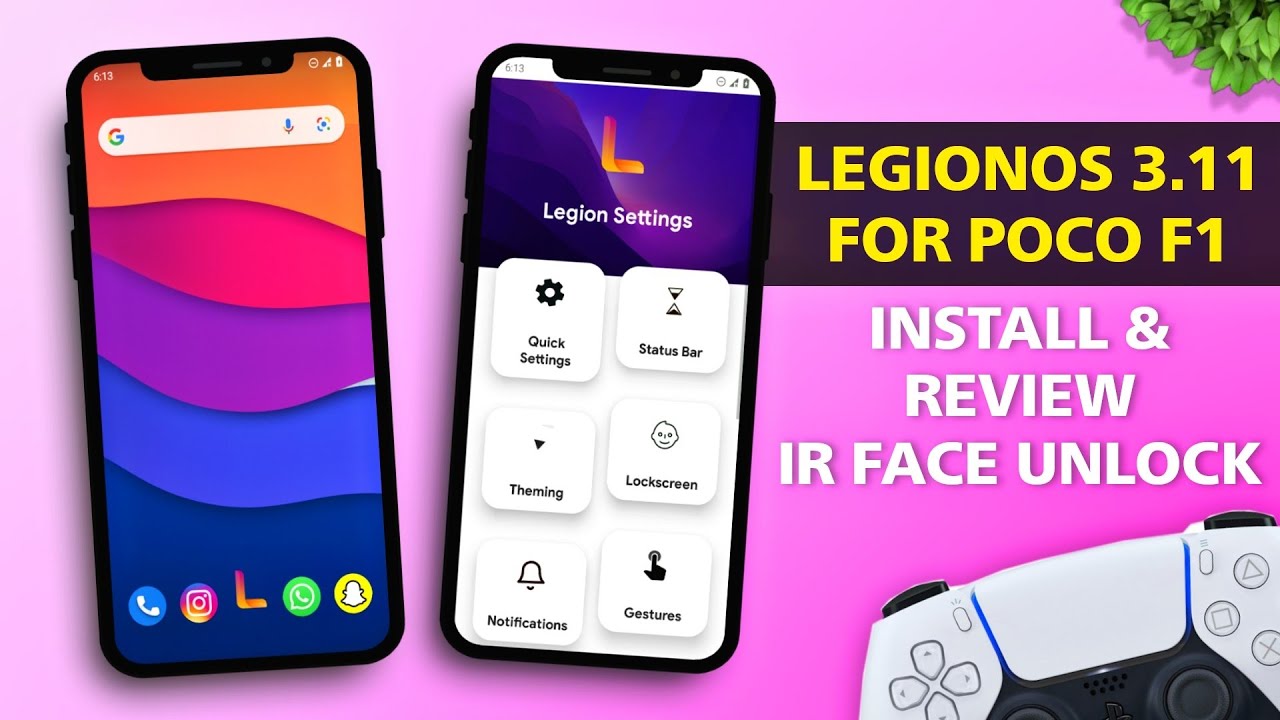 Legionos 🤨LegionOS 3.11 for POCO F1 | Android 11 | Install & Review | IR Face ...