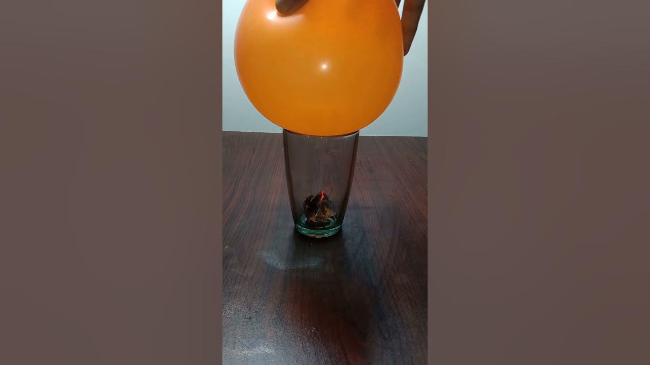 Balloon vs Glass Experiment🔥Simple Science Experiment😱shorts experiment experimentshorts
