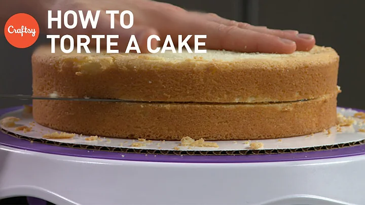 How to Torte a Cake into 2 Layers for Filling & Stacking | Pastry Tutorial with James Rosselle