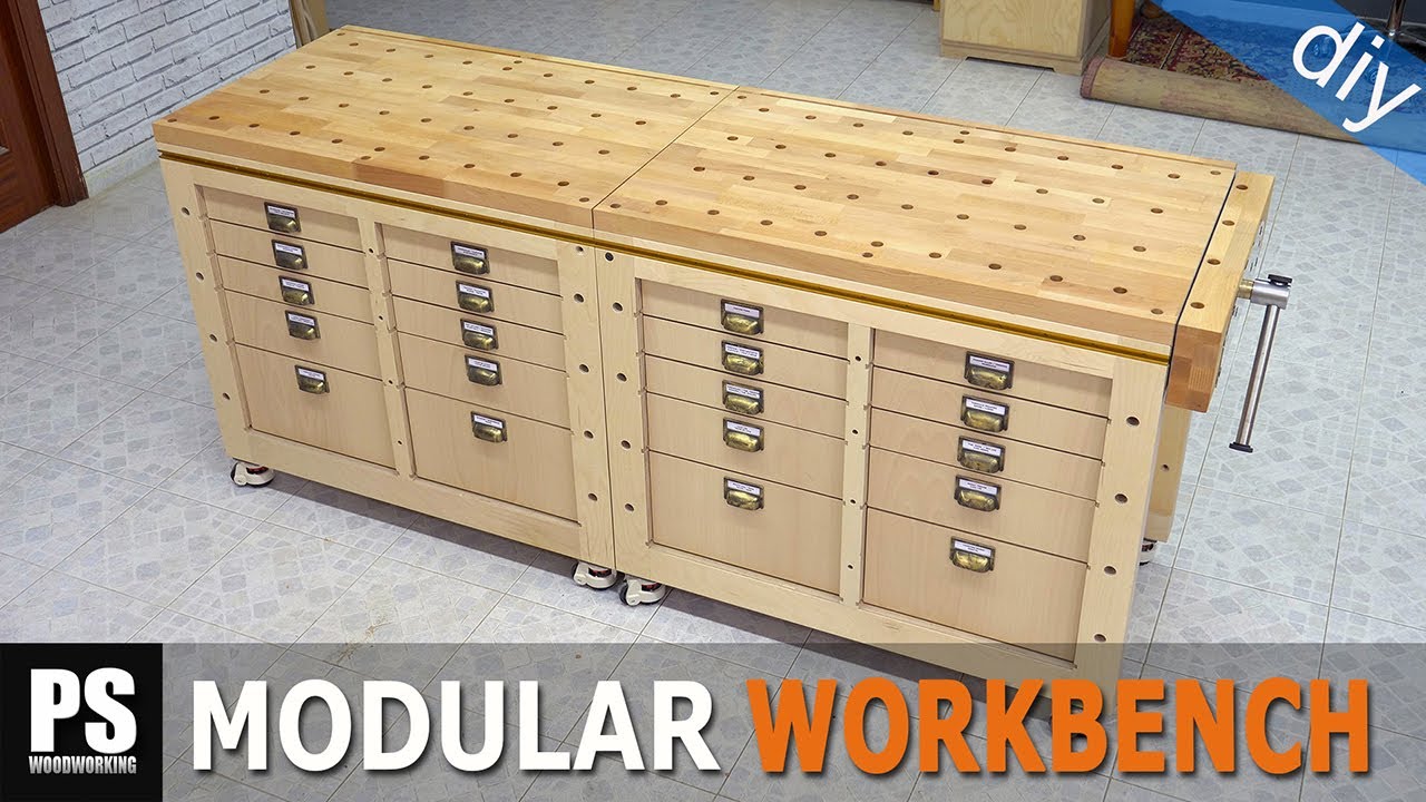 Making the Modular Workbench from start to finish - YouTube