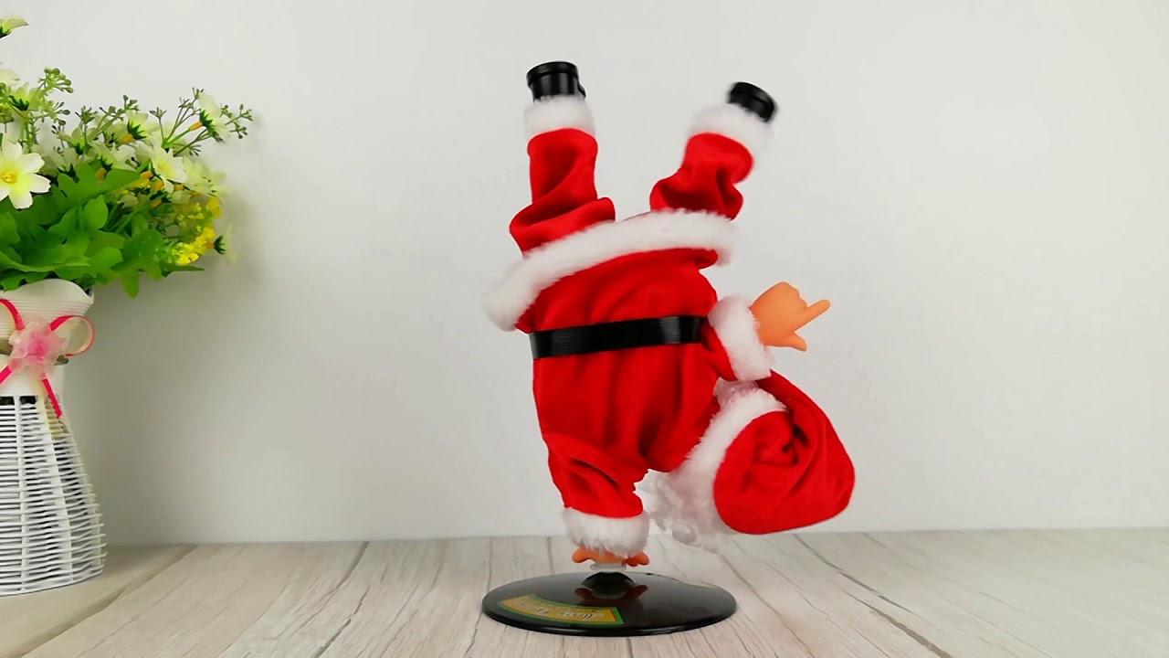 Electric Santa Claus Christmas Musical Santa Claus Inverted Rotating ...