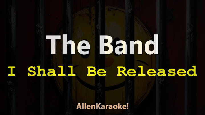 I Shall Be Released Karaoke version - Karaoke performance video thumbnail