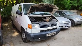 Volkswagen Transporter  t4 1.9 td abl не заводится двигатель обрыв ремня грм погнуло клапана