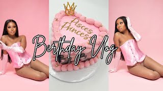 24th BIRTHDAY VLOG: Prep, GRWM, SURPRISE PARTY, Photoshoot, Dinner, + Drinking for the First Time 😳