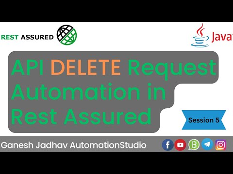 How to automate HTTP DELETE method in Rest Assured with Java || Ganesh Jadhav