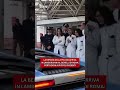 La Befana della polizia arriva in Lamborghini al Gemelli di Roma
