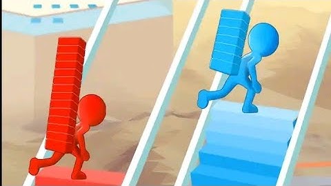 Bridge Race 3D: Stair Race All Levels Gameplay Android,iOS