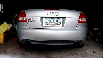 2004 Audi S4 550hp build cold start up 4.2L V8