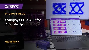 Synopsys UCIe-A IP Demonstrating Die-to-Die Connectivity for AI Scale Up | Synopsys