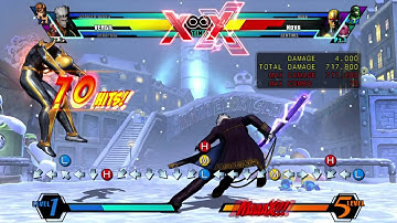 [UMVC3] Team Reichanman (Deadpool/Vergil/Strider) POC combo 2 (+1.1M damage, -0.6 meter)