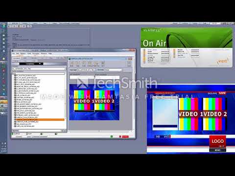 VCP Live Record News Broadcast Graphics: Vizrt Single Engine Designs Solutions