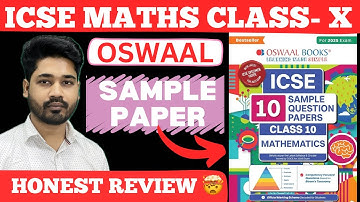 Oswaal sample paper || Honest Review #icseboard #samplepaper #icseclass10 #icse 