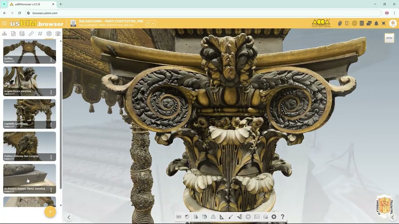 Technologies for the Digital Restoration of St. Peter's Basilica | 3D Restoration & Digital Twins