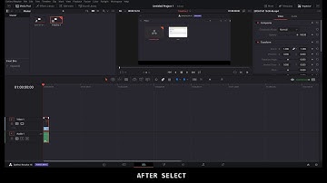 Davinci Resolve 16 - Splitting and deleting audio from video - Tutorial