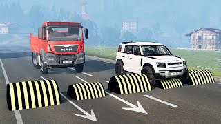 Cars vs Weird Speed Bumps ▶️ BeamNG Drive