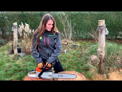 Stihl MS 261 C chainsaw maintenance and cleaning