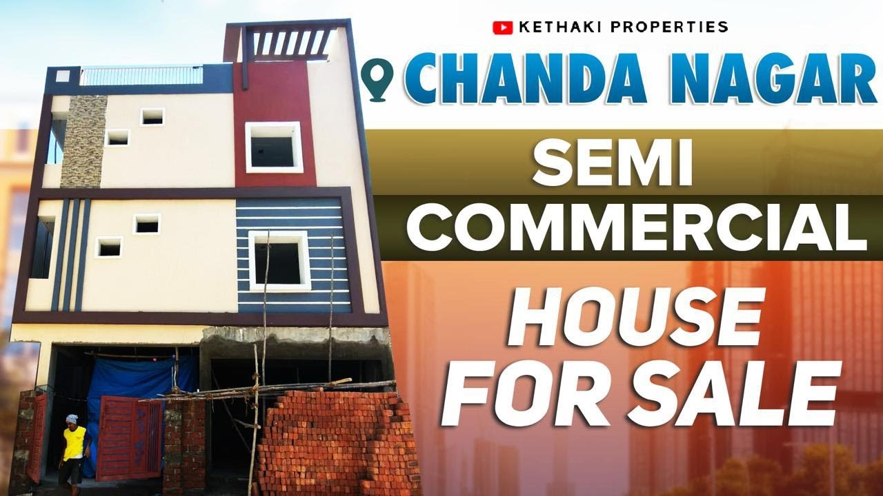 Semi కమర్షియల్ House for sale  చందానగర్ 3 km @Kethakiproperties  #telugu#video#home #realestate