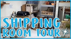 2017 Etsy Room Tour - Online Selling Inventory and Shipping Room