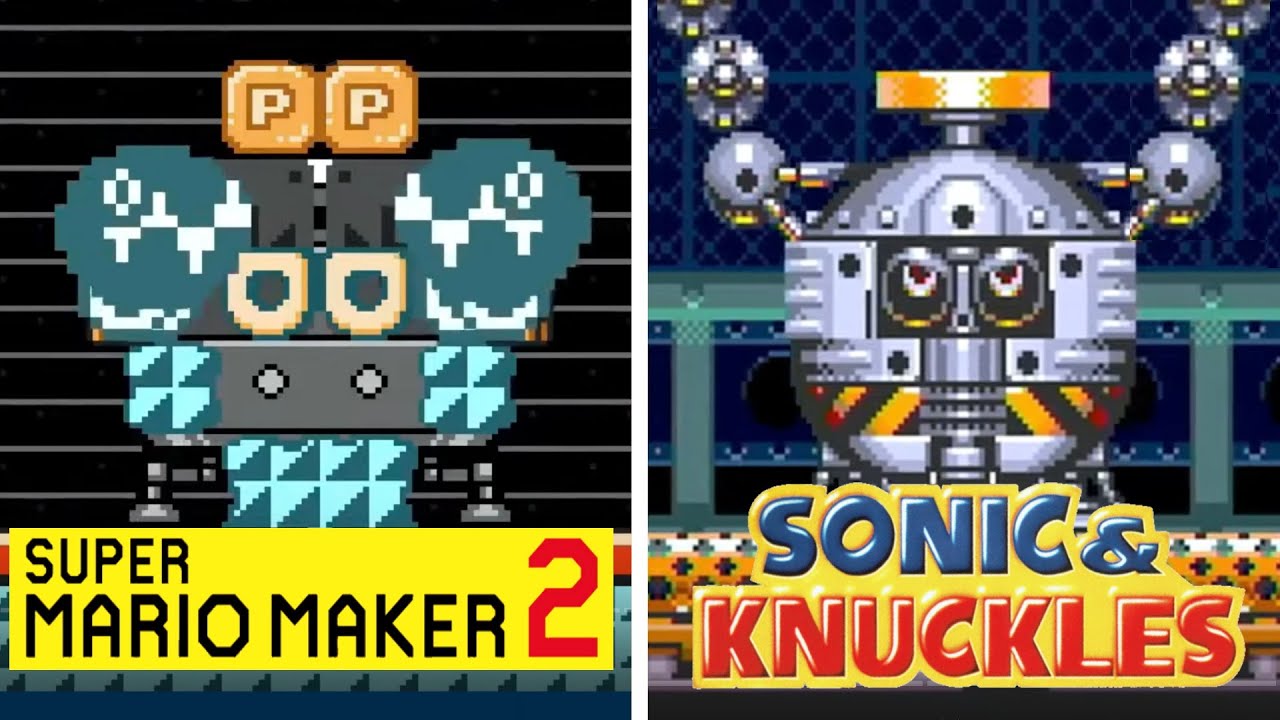 Super Mario Maker 2: Sonic & Knuckles Boss Rush Comparison