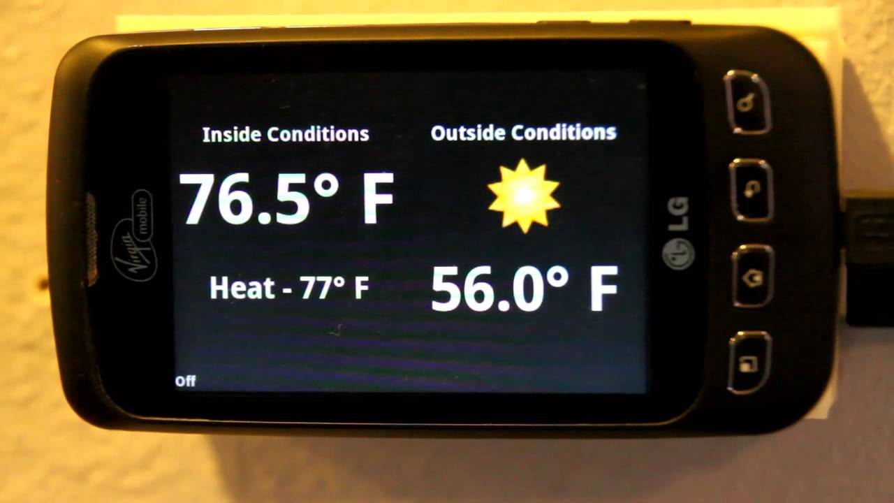 Introducing Android Thermostat - YouTube