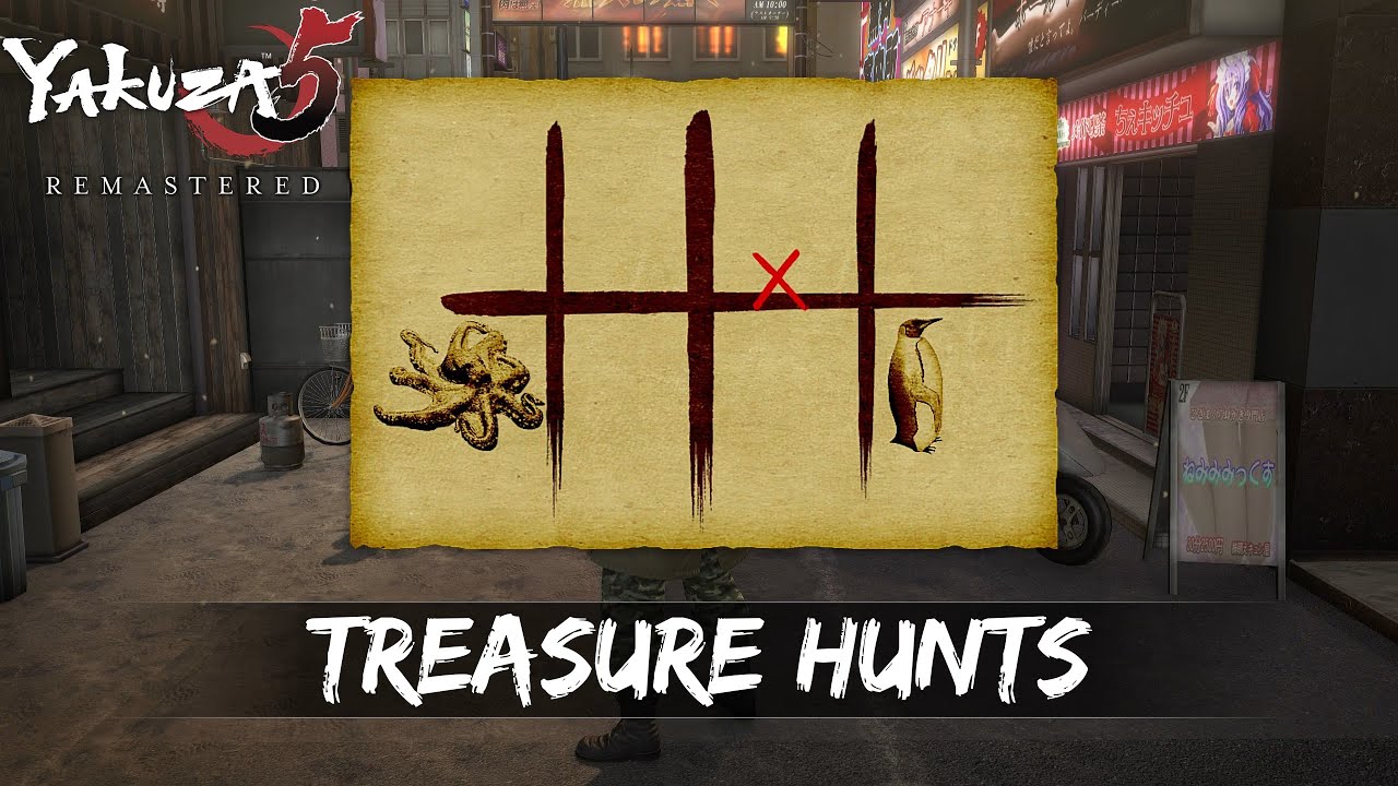 Yakuza 5 (Remastered) | Treasure Hunts - YouTube