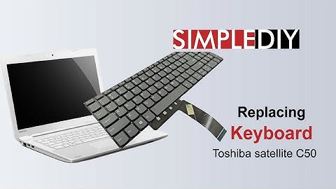 Toshiba Satellite C50 Keyboard Replacement DIY