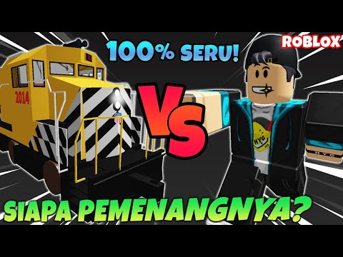 KERETA VS MOBIL Siapakah Yang Akan Jadi Pemenangnya - Roblox Indonesia Roblox Train VS Car Ultimate