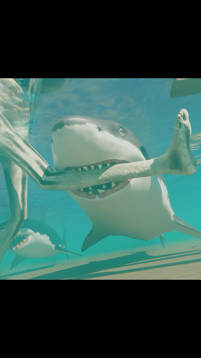 The sharks attacked Zookeeper! #shark #zoonomaly #catnap #dogday