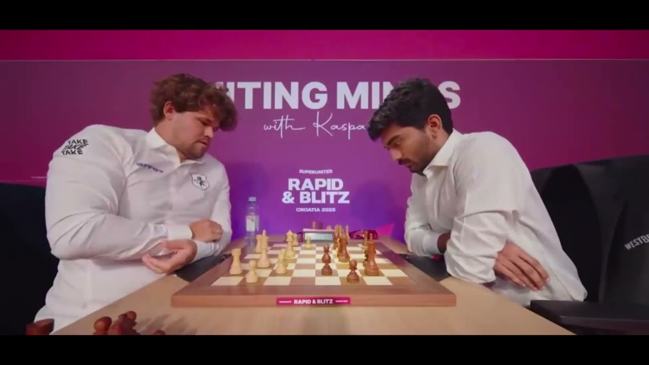 Final moments of Magnus vs Gukesh THRILLER!!! (with Garry Kasparov's commentary)