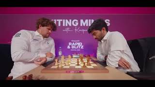 Download Lagu Laatste momenten van Magnus vs Gukesh THRILLER!!! (met commentaar van Garry Kasparov) MP3 Download Lagu Laatste momenten van Magnus vs Gukesh THRILLER!!! (met commentaar van Garry Kasparov) MP3