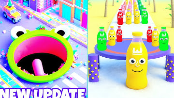 Hole.io 👉 NEW UPDATE vs Juice Run Max Levels Unlocked Gameplay 😄 || Juice Run New Skins Unlocked || 