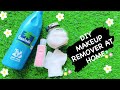 DIY homemade makeup remover wipes