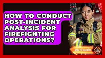 How To Conduct Post-Incident Analysis For Firefighting Operations? - Inside the Firehouse