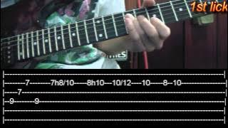 Fade To Black Intro Lesson - Metallica(with tabs)