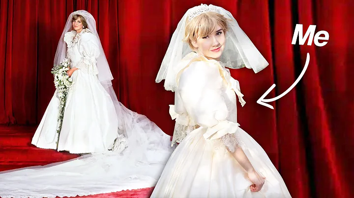 I made Princess Diana's $115,000 Dress for $300 *m...