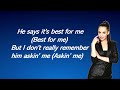 He loves me, but - Sofia Carson (Lyrics)