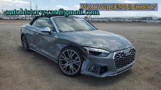 WAUW4GF57NN008517 Audi S5 2022
